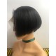 Pre order Full lace wig natural hair line baby hair natural color 100% human hair heavy density short wig